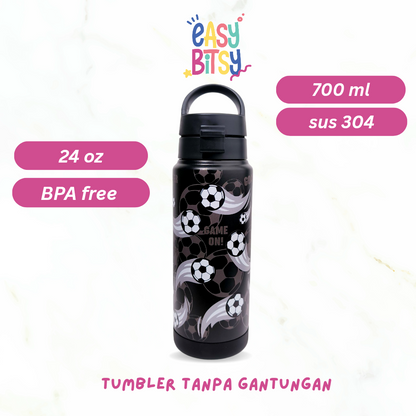 Easy Bitsy Lego Tumbler Straw Colorful Hot and Cold  350-530ML/12-18OZ  | Stainless Steel Bottle with Flip Lid Nobrand