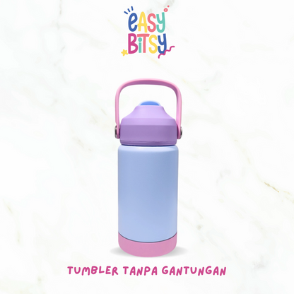 Easy Bitsy Lego Tumbler Straw Colorful Hot and Cold  350-530ML/12-18OZ  | Stainless Steel Bottle with Flip Lid Nobrand
