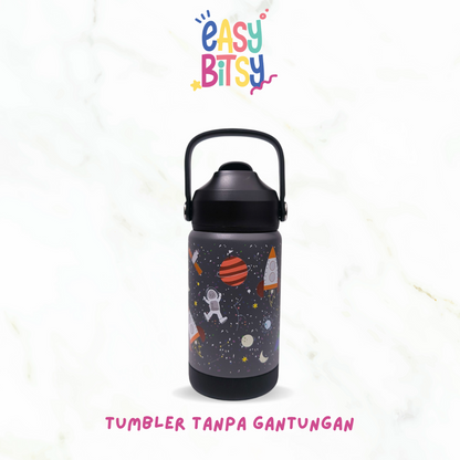 Easy Bitsy Lego Tumbler Straw Colorful Hot and Cold  350-530ML/12-18OZ  | Stainless Steel Bottle with Flip Lid Nobrand