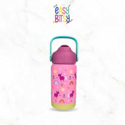 Easy Bitsy Lego Tumbler Straw Colorful Hot and Cold  350-530ML/12-18OZ  | Stainless Steel Bottle with Flip Lid Nobrand