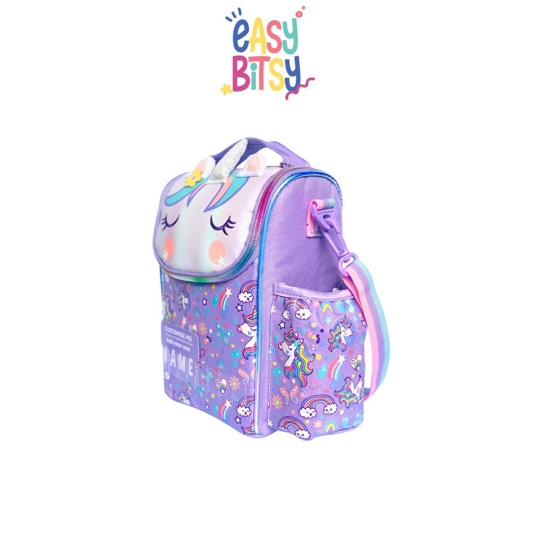Easybitsy Tas Bekal Lunch Bag Box Tempat Makan Anak Perempuan TK - SD Unicron, Cat, Mermaid - Shifu Tidak ada merek