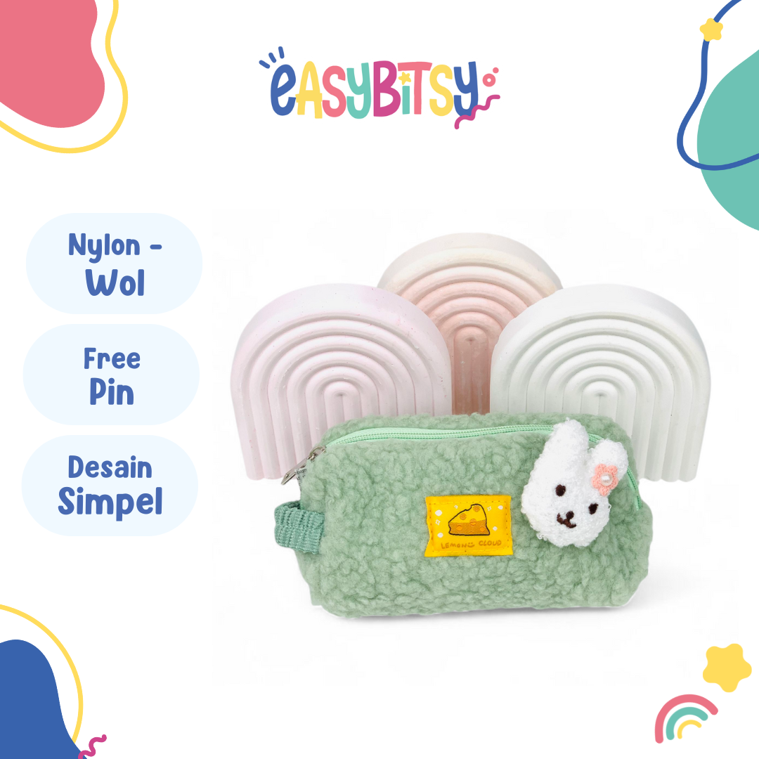 Easy Bitsy Pencil Case Tempat Pensil Bulu - Anna Tidak ada merek