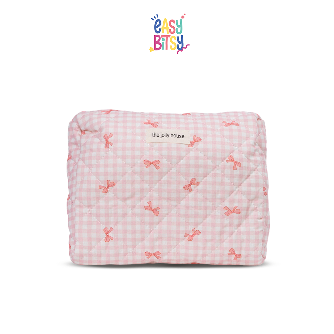 Easy Bitsy Pouch Besar Kecil Pillow Tempat Make up Skincare Perlengkapan Tulis - Grace Tidak ada merek