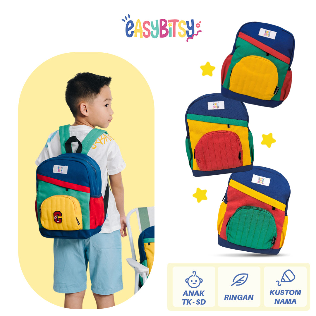 Easybitsy Tas Ransel Anak Laki-Laki Perempuan TK-SD - KLTS Tidak ada merek