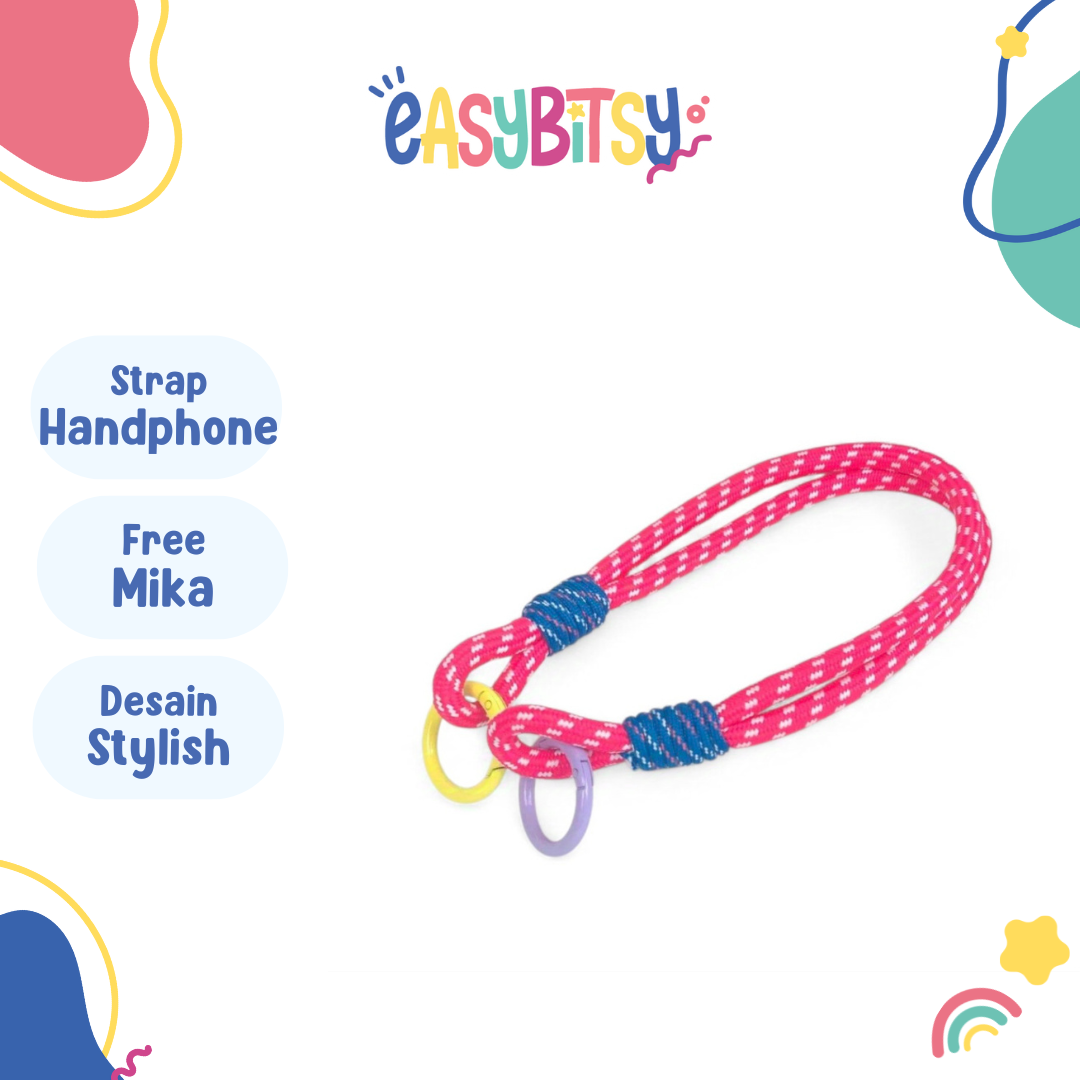 Easy Bitsy Phone String | Gantungan Handphone | Korean Phone String | Strap Tali HP Lanyard - Luca Tidak ada merek