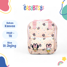 Easy Bitsy Tas Ransel Backpack Perempuan PAUD-TK Premium Minnie Mouse Pink - ZR Tidak ada merek