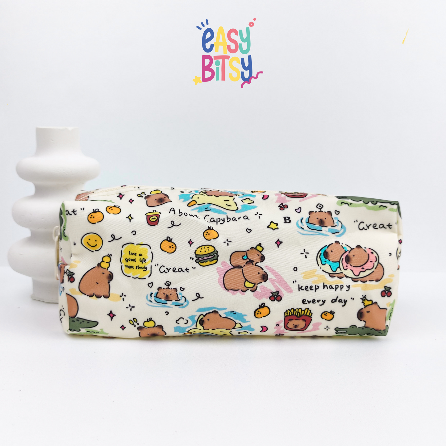 Easy Bitsy Pencil Case Tempat Pensil Karakter Toy Story CapyBara Cake - Talley Tidak ada merek
