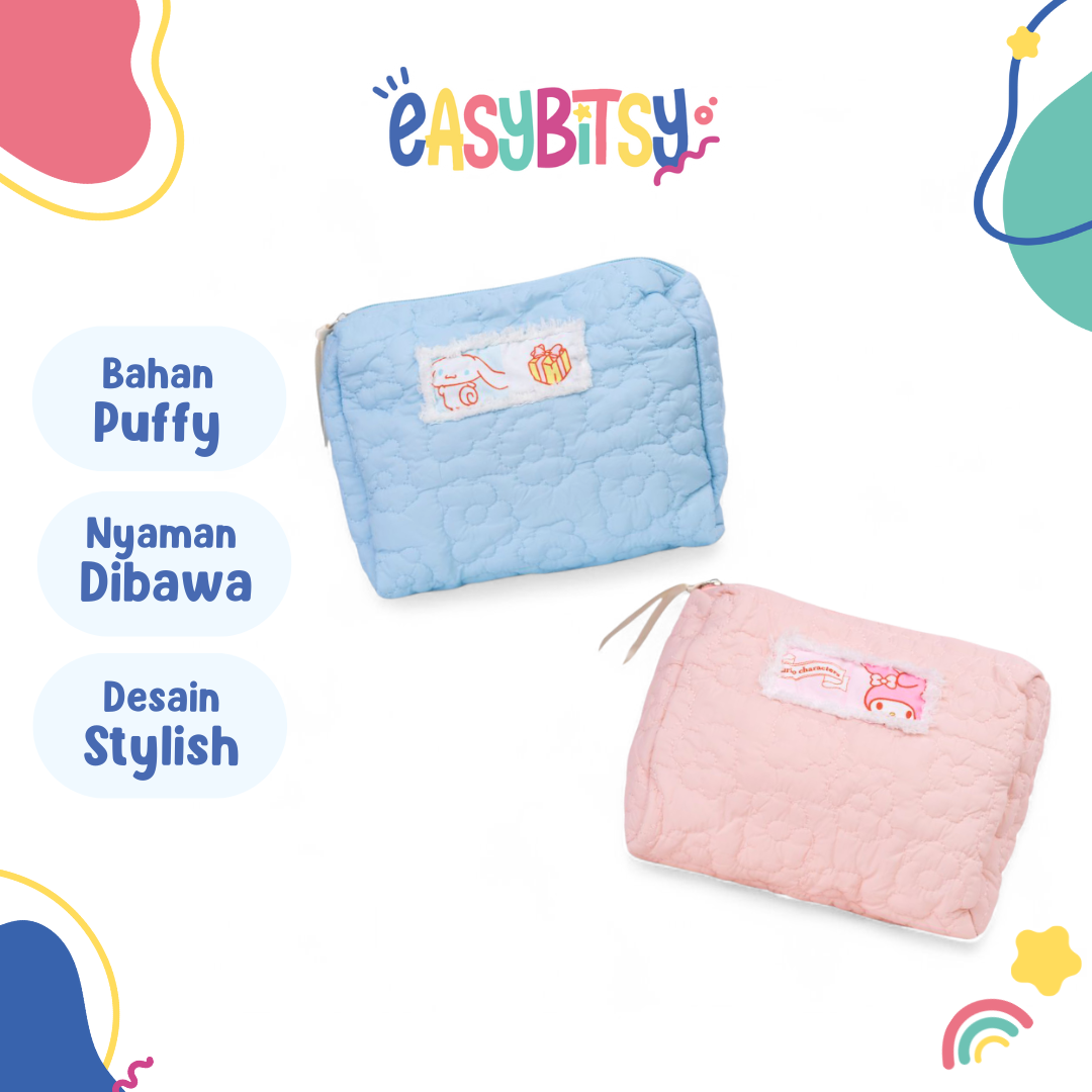 Easy Bitsy Pouch Tempat Kosmetik  Puffy - Sanrio Series Tidak ada merek