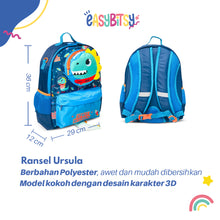 Easy Bitsy - Tas Ransel Backpack Sekolah Dino Soccer Astronot Anak Laki-Laki SD – Ursula Tidak ada merek