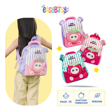 Easybitsy Tas Ransel Backpack Sekolah  Anak Perempuan PAUD-TK - Strawberry Tidak ada merek