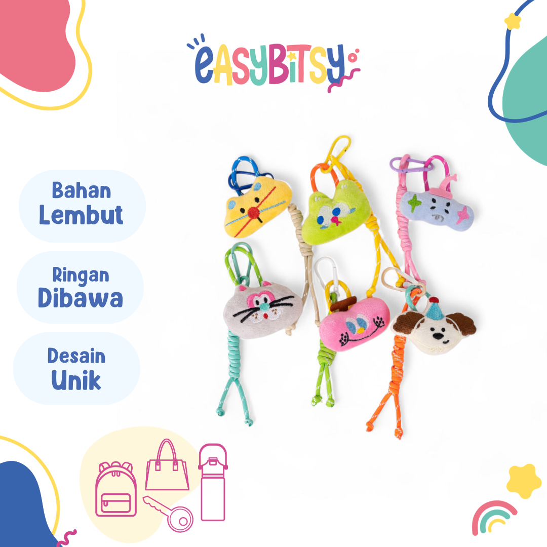 Easybitsy Gantungan Karakter | Souvenir Ultah | DIY Tidak ada merek