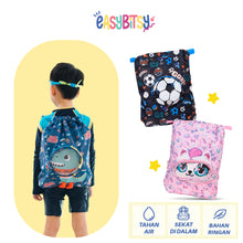 Easybitsy Tas Ransel Serut Renang TK-Remaja Anak Laki-Laki Perempuan Shark, Dino, Mermaid, Unicorn - Tilly Tidak ada merek