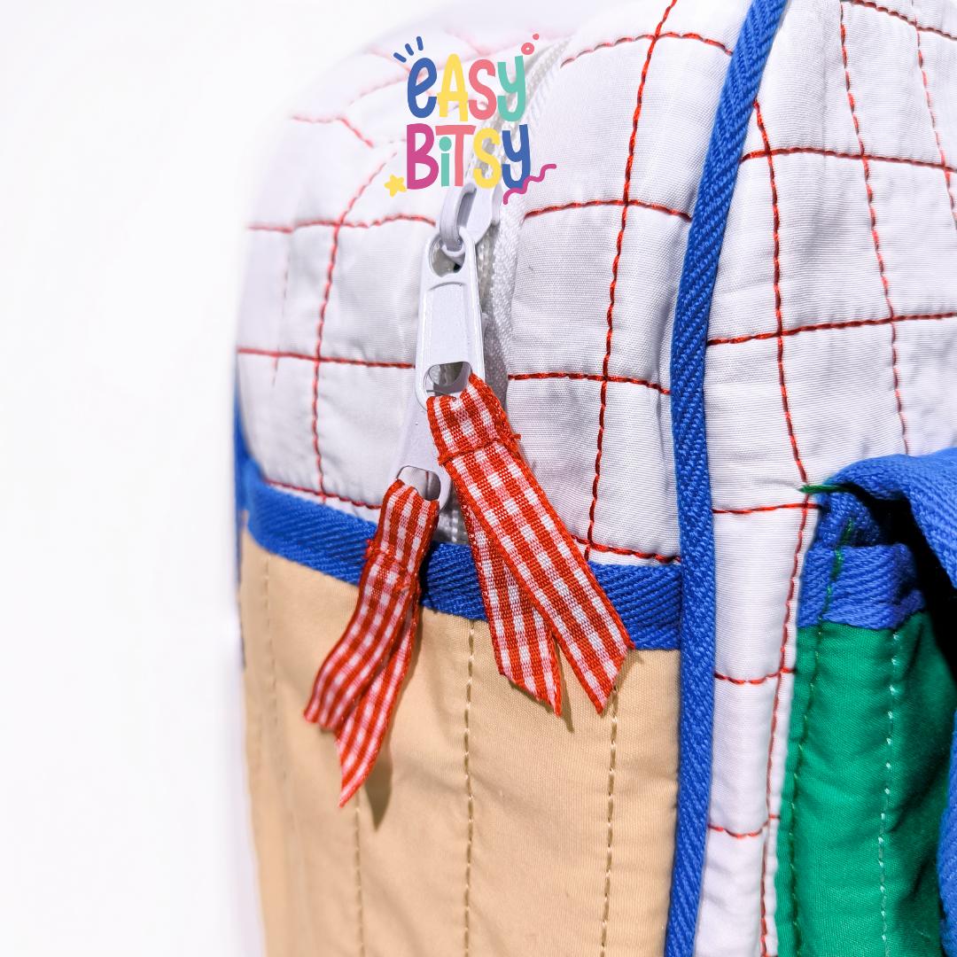 Easy Bitsy Tas Ransel Anak Kotak Kotak - Winnie Tidak ada merek