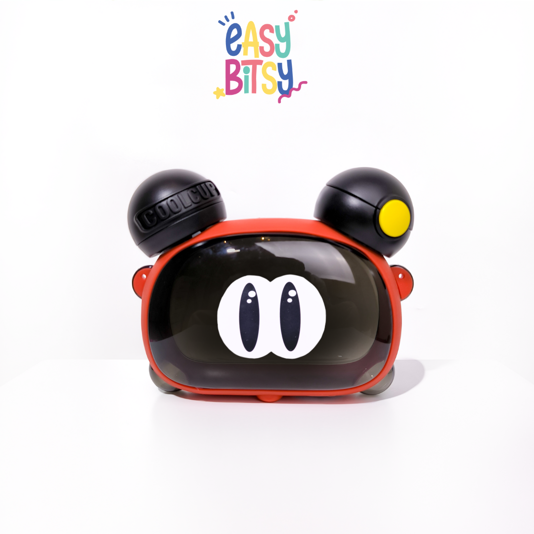 Easybitsy Tas Ransel Mini Backpack Botol Minum Mickey Mouse x Black Edition Tidak ada merek