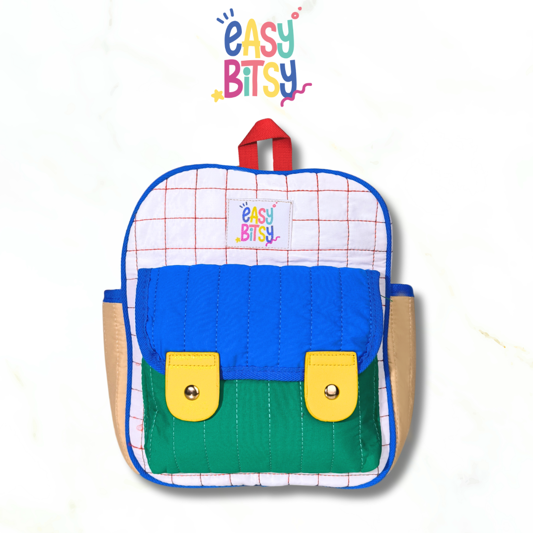 Easy Bitsy Tas Ransel Anak Kotak Kotak - Winnie Tidak ada merek