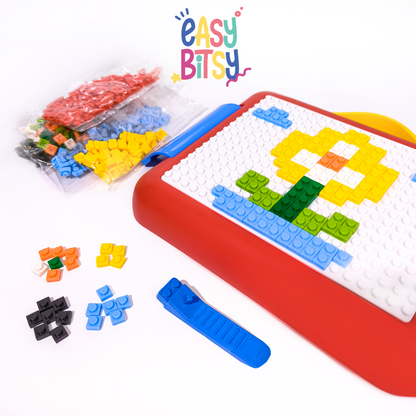 Easy Bitsy Big Block Lego Lunch Box | Sendok Garpu Motif Lego - Luffy Tidak ada merek