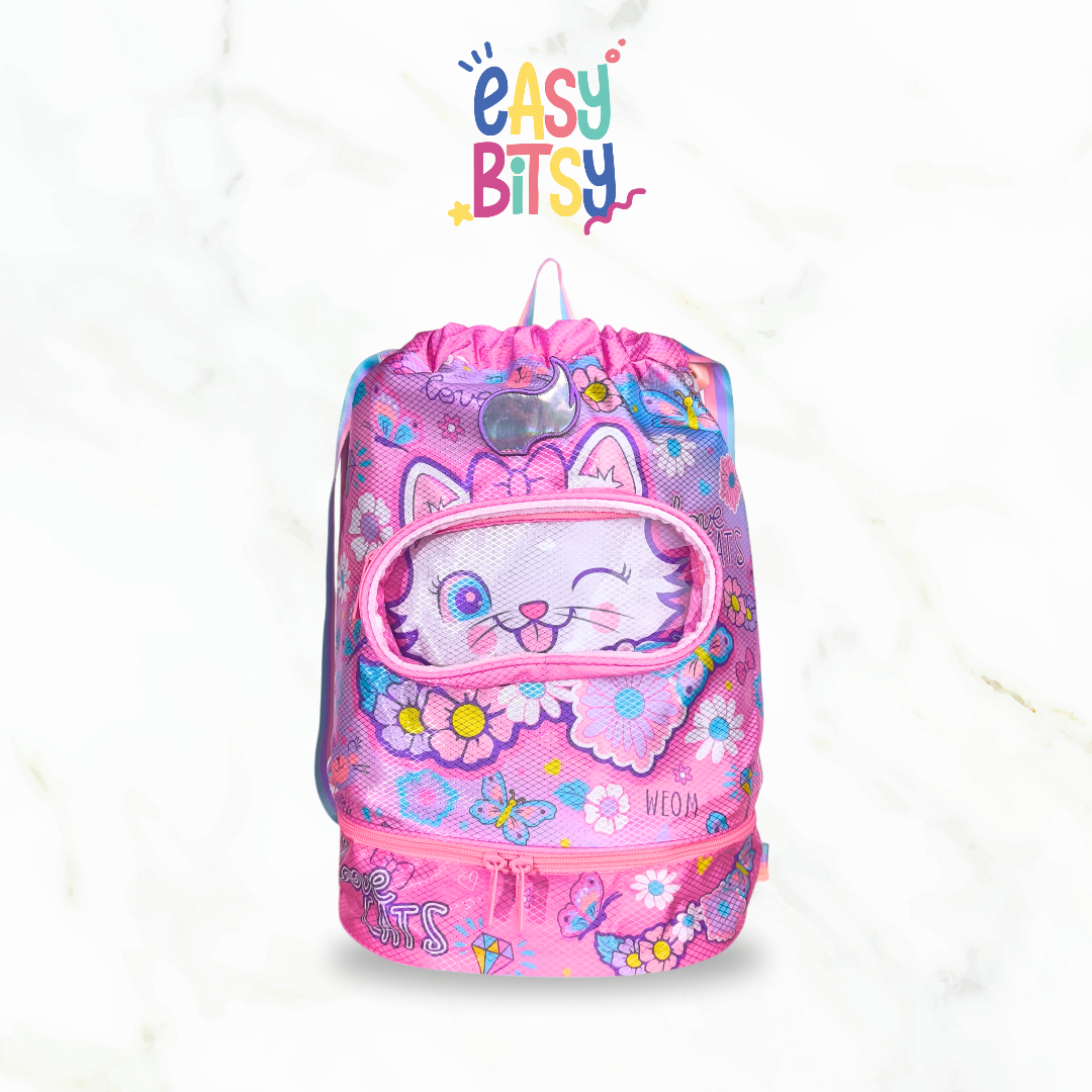 Easybitsy Tas Ransel Serut Renang TK-Remaja Anak Laki-Laki Perempuan Shark, Dino, Mermaid, Unicorn - Tilly Tidak ada merek