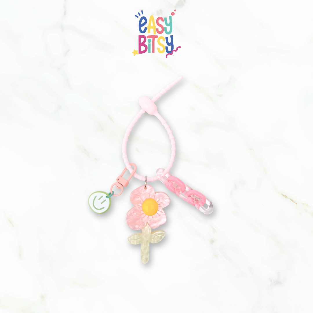 Easybitsy Gantungan Kunci Bag Charm Sun Flower Tidak ada merek