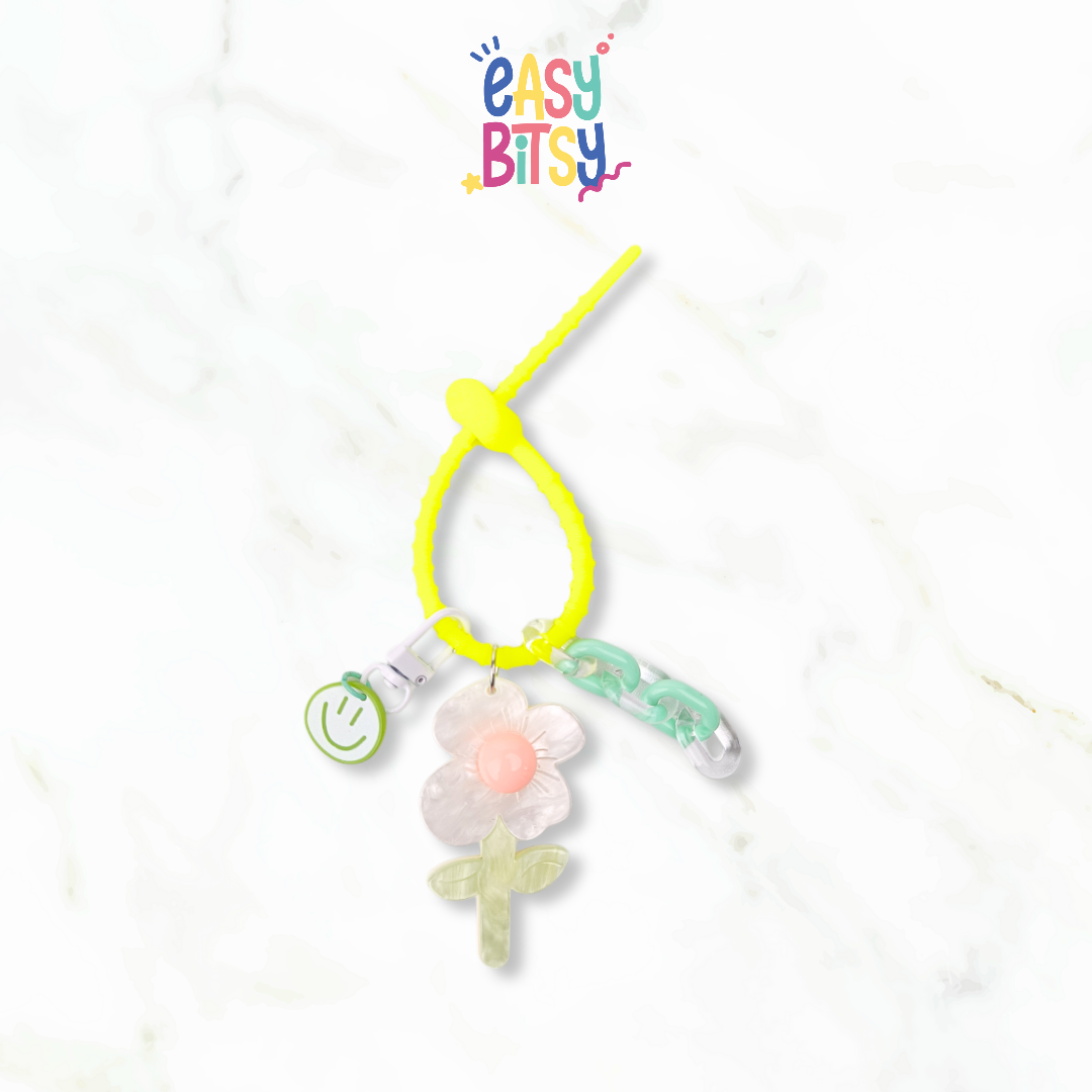 Easybitsy Gantungan Kunci Bag Charm Sun Flower Tidak ada merek