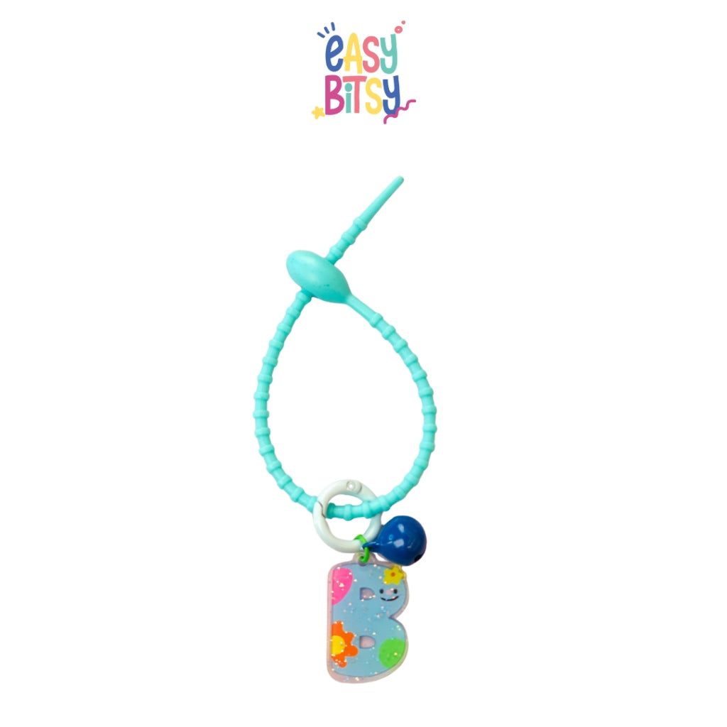 Easy Bitsy Keychain Gantungan Alphabet Akrilik Tidak ada merek