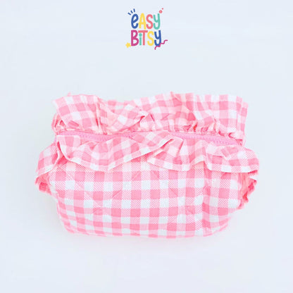 Easy Bitsy Pouch Korea Tempat Make Up Lucu - Cheerful Tidak ada merek
