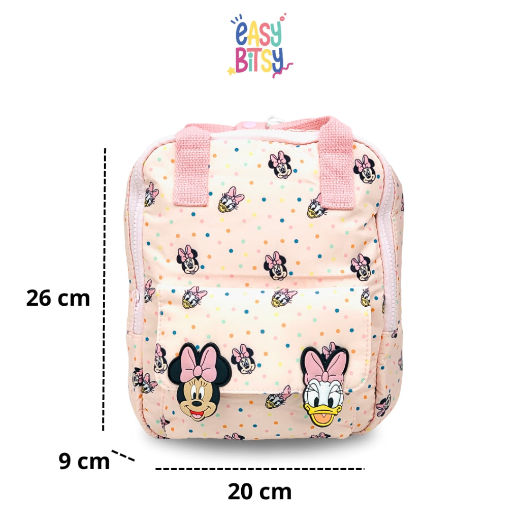 Easy Bitsy Tas Ransel Backpack Perempuan PAUD-TK Premium Minnie Mouse Pink - ZR Tidak ada merek