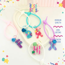 Easy Bitsy Keychain Gantungan Alphabet Akrilik Tidak ada merek