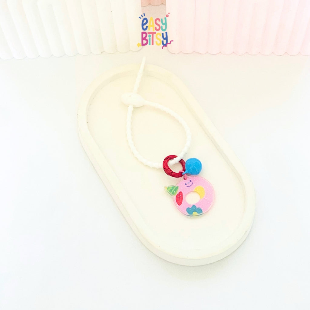 Easy Bitsy Keychain Gantungan Alphabet Akrilik Tidak ada merek