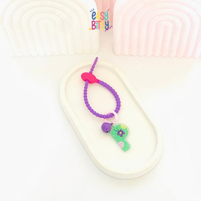 Easy Bitsy Keychain Gantungan Alphabet Akrilik Tidak ada merek