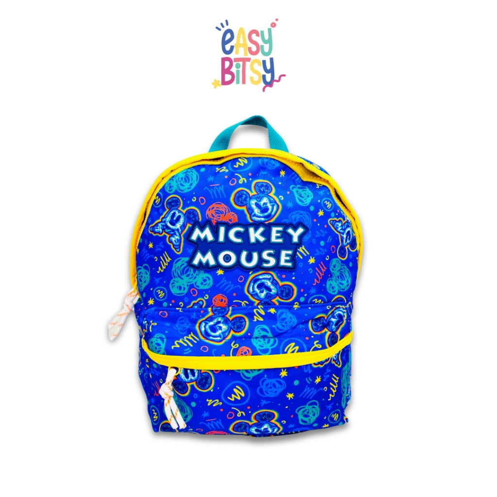 Easy Bitsy Tas Ransel Backpack Perempuan PAUD TK SD Premium Mickiy Mouse Blue - ZR Tidak ada merek