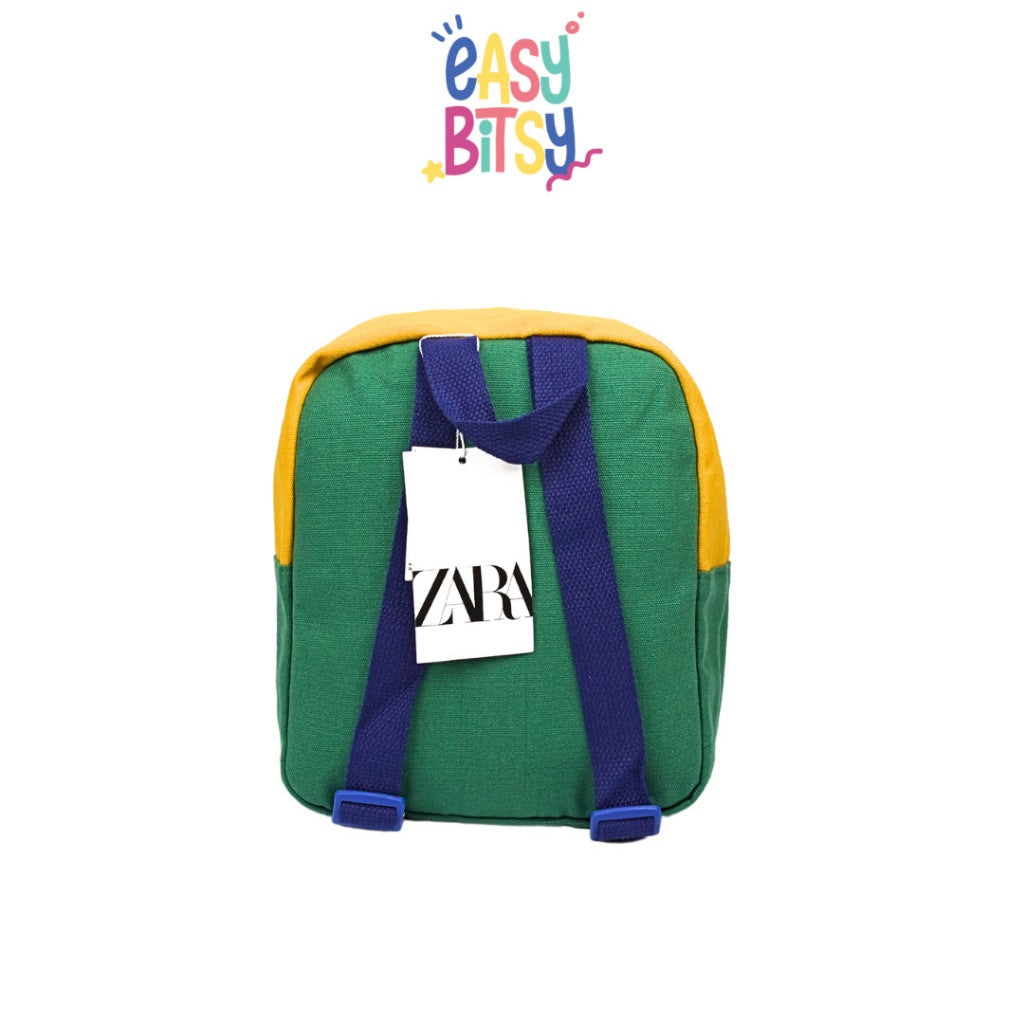 Easybitsy Tas Ransel Backpack Perempuan Laki-Laki PAUD-TK Premium Yellow Green - ZR Tidak ada merek