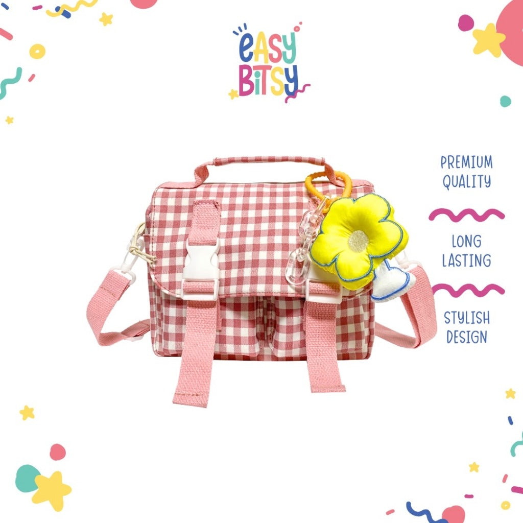 Easybitsy Tas Slingbag Korea Perempuan All Ages Premium - Fabric (TANPA AKSESORIS GANTUNGAN) Tidak ada merek