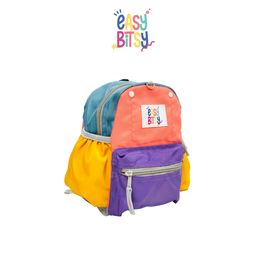 Easybitsy Tas Ransel Backpack Sekolah Flintstone Kecil Anak Laki-Laki Perempuan PAUD-TK - Colorful Tidak ada merek