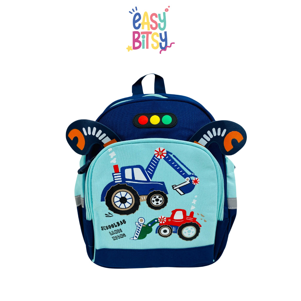 Easy Bitsy - Tas Ransel Anak Laki-laki PAUD TK - Truck Tidak ada merek