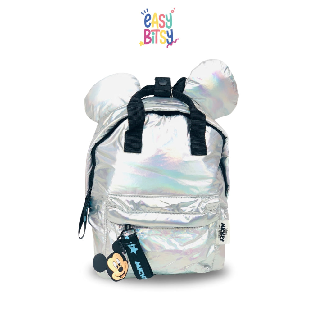 Easy bitsy Tas Ransel Backpack Perempuan Anak Premium Mickey Silver -ZR Tidak ada merek