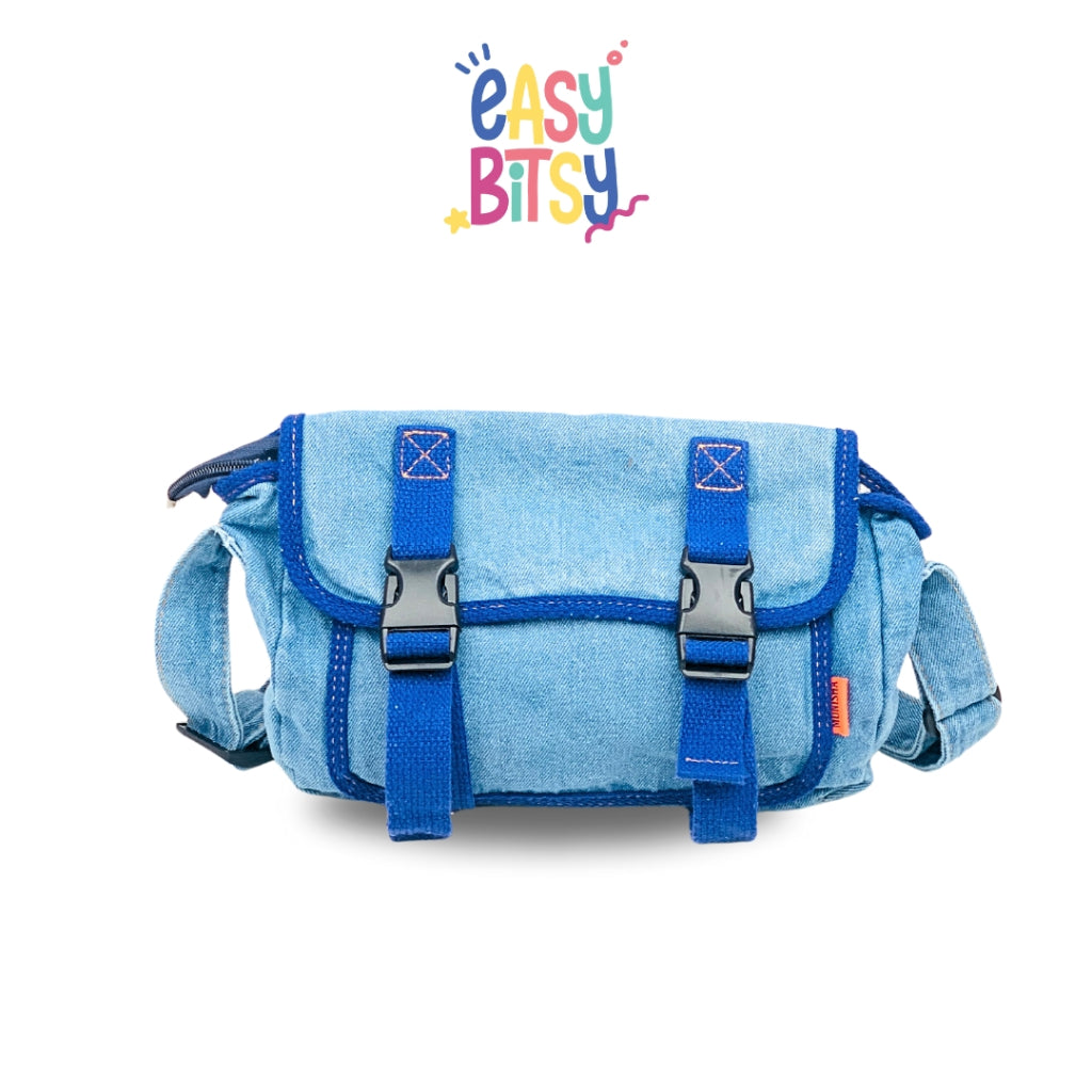 Waist Bag Tas Selempang Denim Remaja Tidak ada merek