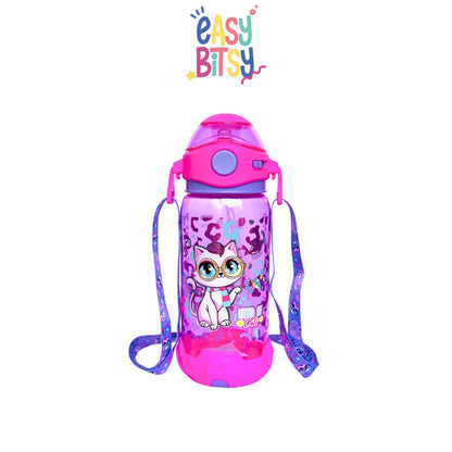 Easybitsy Botol Minum Water Bottle 650ML Anak Perempuan PAUD-SD Unicorn, Mermaid, Cat - Bunny Tidak ada merek