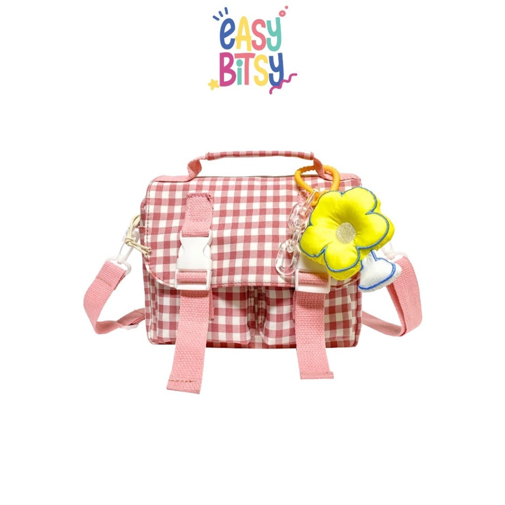 Easybitsy Tas Slingbag Korea Perempuan All Ages Premium - Fabric (TANPA AKSESORIS GANTUNGAN) Tidak ada merek