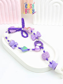 Easy Bitsy Keychain Gantungan Phone Strap Manik Manik Boneka Bulu Pitaa Tidak ada merek