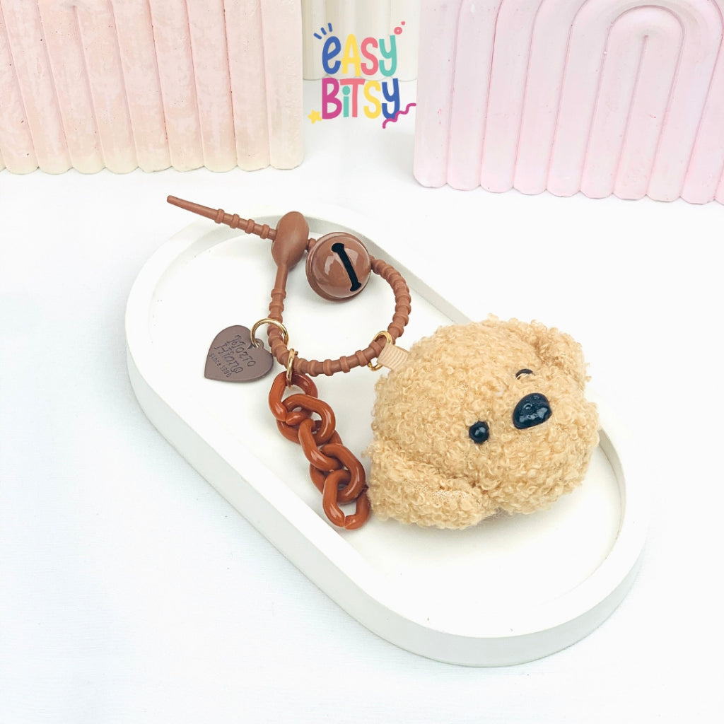 Easy Bitsy Keychain Gantungan Aksesoris Bunga Rajut, Rabbit, Dog - Mou Tidak ada merek