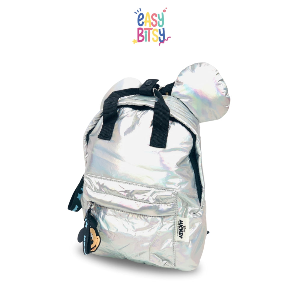 Easy bitsy Tas Ransel Backpack Perempuan Anak Premium Mickey Silver -ZR Tidak ada merek