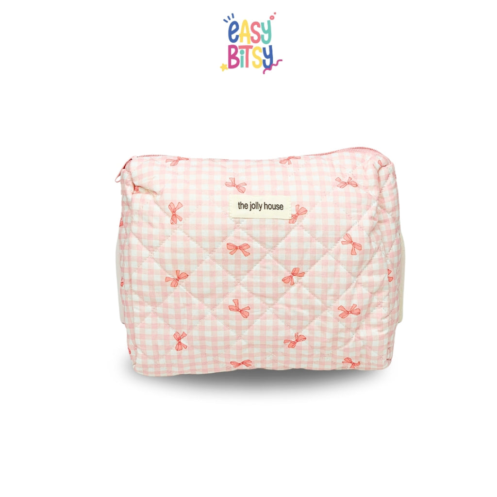 Easy Bitsy Pouch Besar Kecil Pillow Tempat Make up Skincare Perlengkapan Tulis - Grace Tidak ada merek