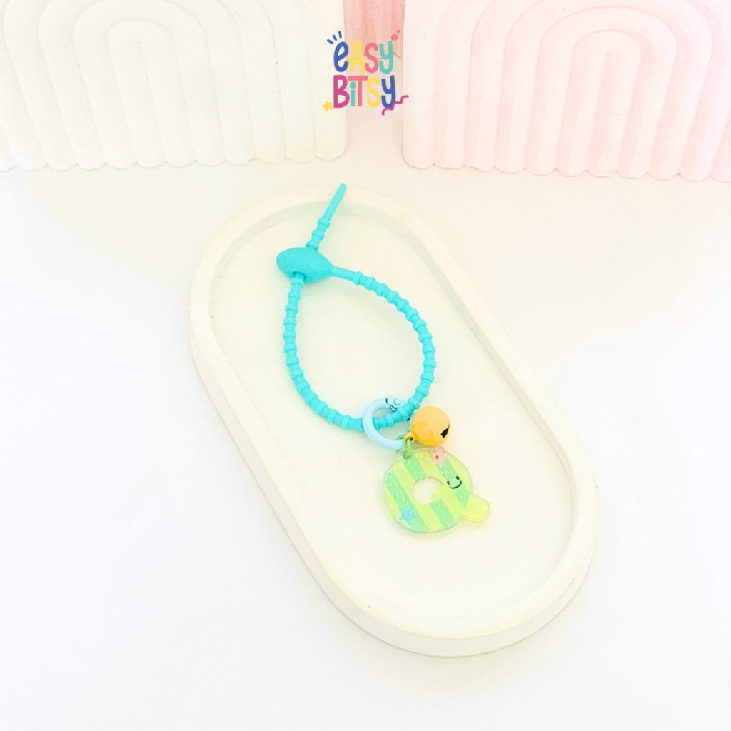 Easy Bitsy Keychain Gantungan Alphabet Akrilik Tidak ada merek