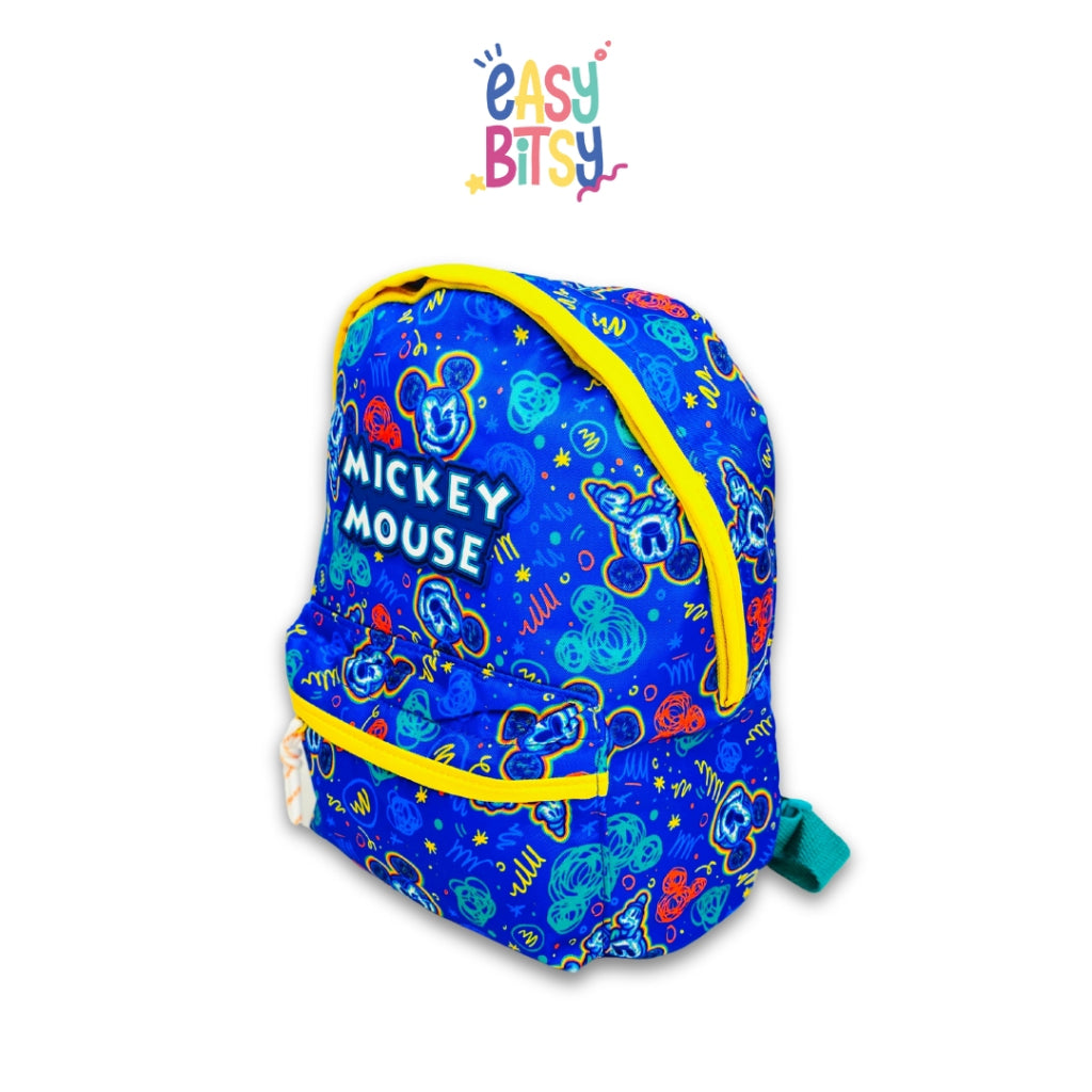 Easy Bitsy Tas Ransel Backpack Perempuan PAUD TK SD Premium Mickiy Mouse Blue - ZR Tidak ada merek