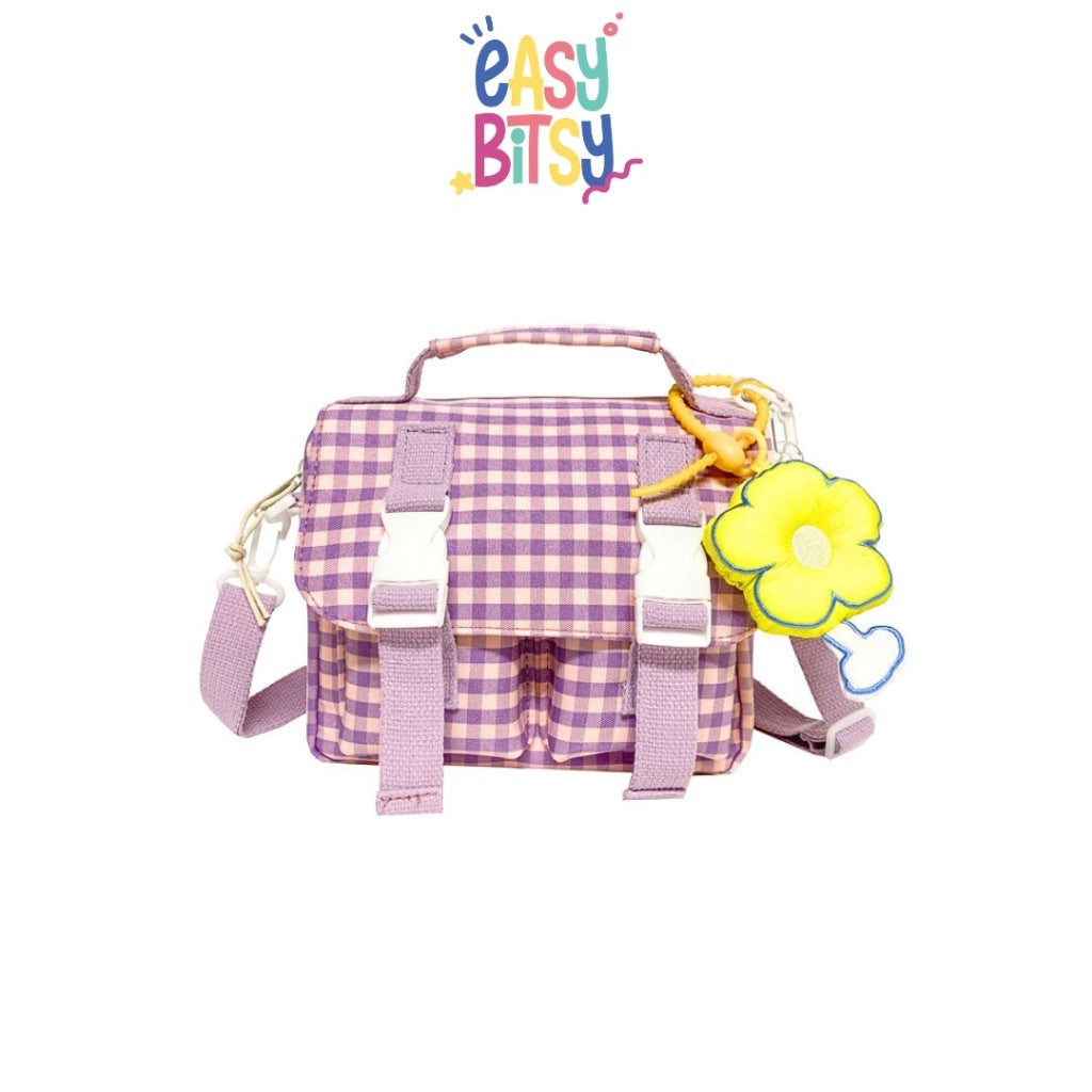 Easybitsy Tas Slingbag Korea Perempuan All Ages Premium - Fabric (TANPA AKSESORIS GANTUNGAN) Tidak ada merek