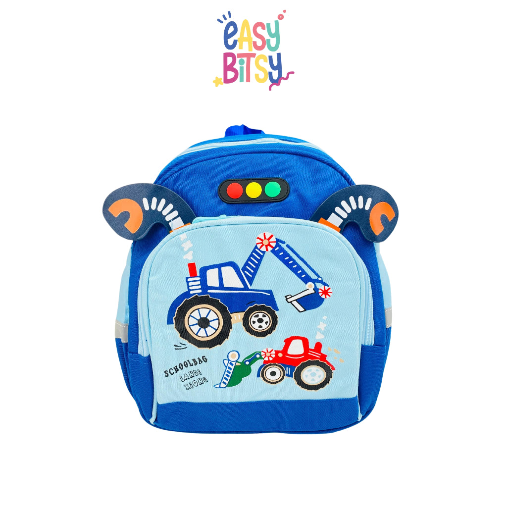 Easy Bitsy - Tas Ransel Anak Laki-laki PAUD TK - Truck Tidak ada merek