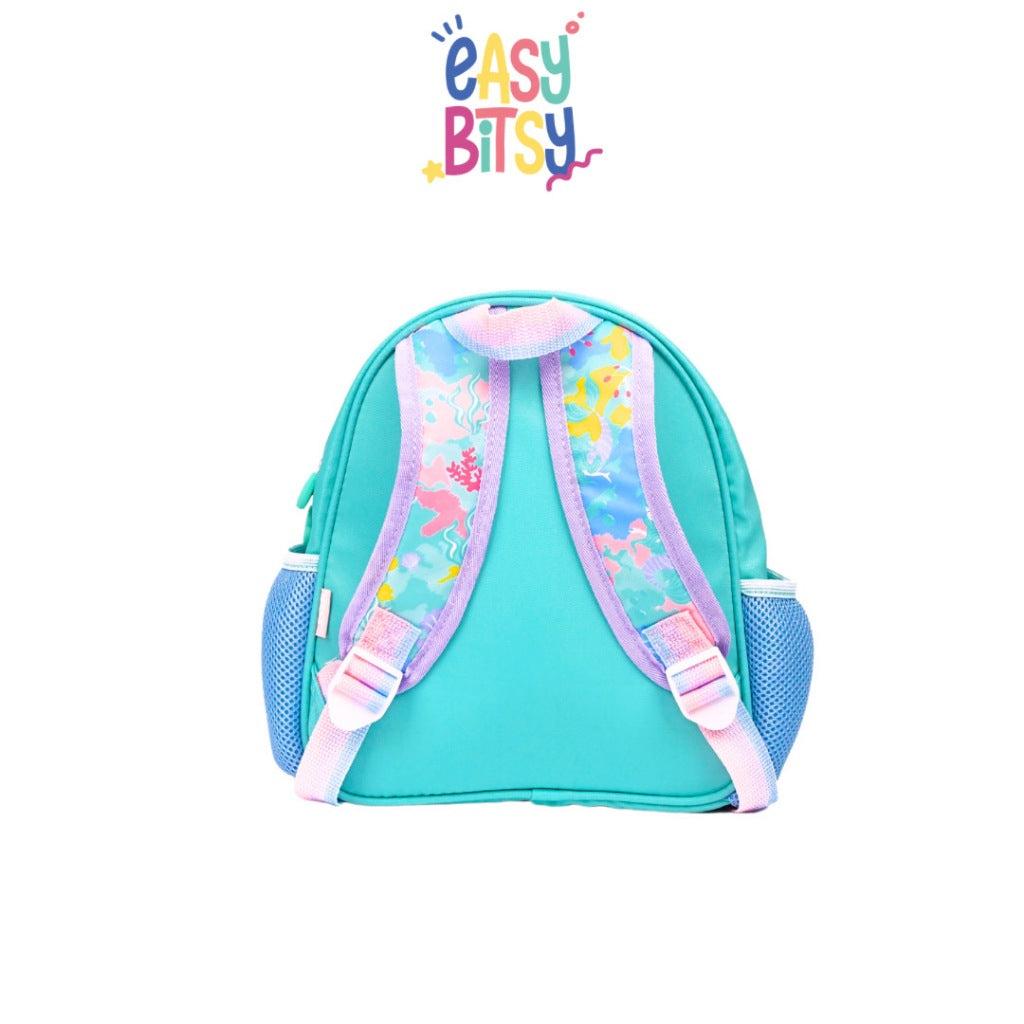 Easybitsy Tas Ransel Backpack Sekolah Anak Perempuan PAUD-TK Mermaid, Cat, Unicorn - Ariel Tidak ada merek