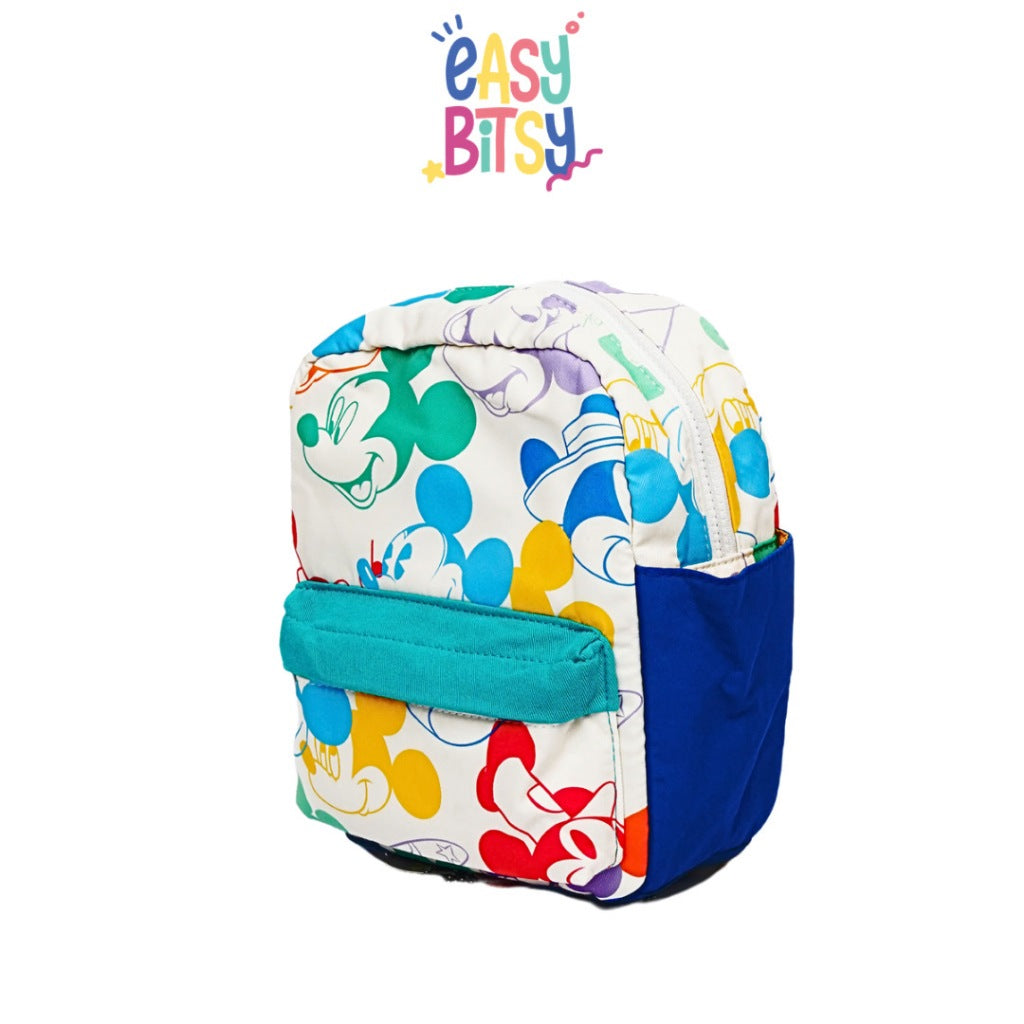 Easybitsy Tas Ransel Backpack Perempuan Laki-Laki PAUD-TK Premium Mickey Rainbow - ZR Tidak ada merek