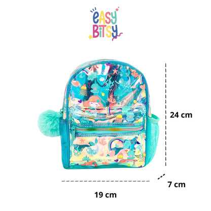 Easybitsy Tas Ransel Backpack  Holo Anak Perempuan PAUD-TK  Mermaid, Unicorn, Cat - Mulan Tidak ada merek