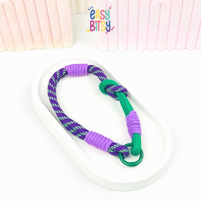 Easy Bitsy Phone String | Gantungan Handphone | Korean Phone String | Strap Tali HP Lanyard - Lila Tidak ada merek